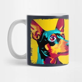 Miniature Pinscher Pop Art - Dog Lover Gifts Mug